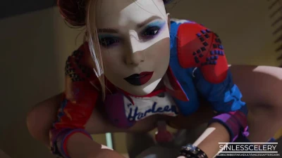 Harley Quinn Rides a Dog