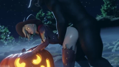 Mercy x Horseman by Rekin3DX