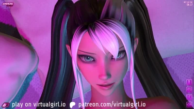 gameplay virtualgirl.io browsergame 3d hentai sci fi anime
