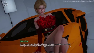 Photoshoot With Busty Blonde