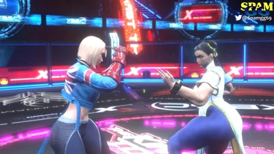 Futa Cammy Wins Her Prize of Chun Li