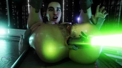 Rey Lightsaber anal