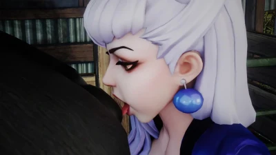 Evelynn rimming a horse