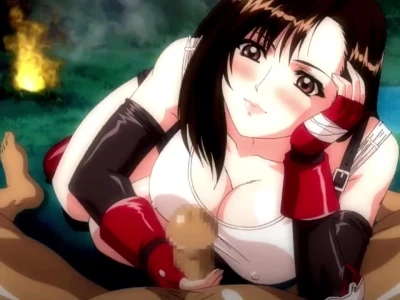 (spanish DUB) Tifa Blowjow And Titsjob doblaje