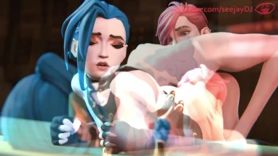 Jinx preparing for Arcane [HMV/PMV] [BeboopHMV#4]