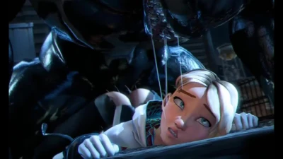 Spider Gwen Captured By Venom