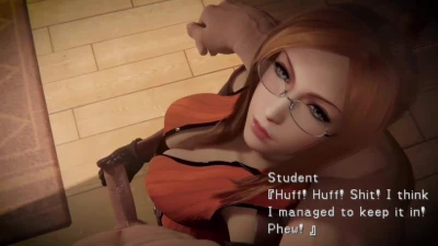 Quistis becomes instructor cumdump for her fanclub