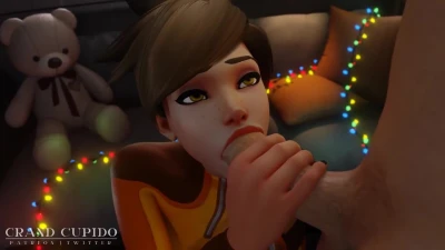 Tracer Gentle Blowjob Overwatch 2