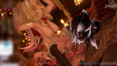 [JinkyVR] I m so ADDICTED to riding HanabiAero s COCK~