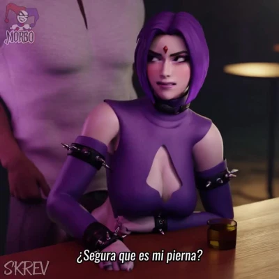 Raven takes BIG BLACK COCK sub spanish