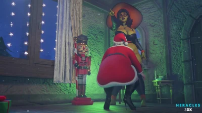 Mrs claus enjoying his cock