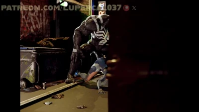 SueStorm X Venom Public sex