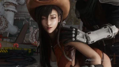 Tifa Cowgirl DP loop