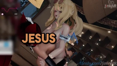 [JinkyVR] I LOVE having my slutty ass SLAPPED while riding