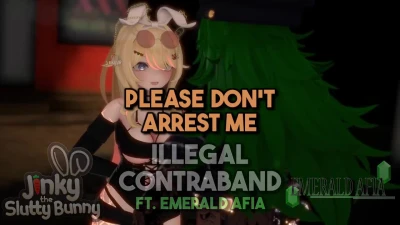 [JinkyVR] Slutty Bunny gets in trouble with the LAW