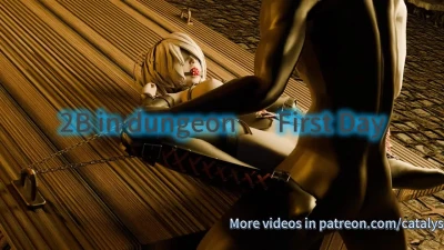 2B in dungeon First Day(sample)