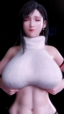 Showing boobs