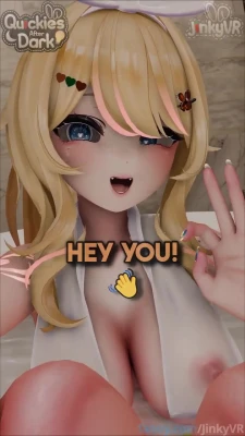 [JinkyVR] Are you gonna join this slutty bunny in the tub?