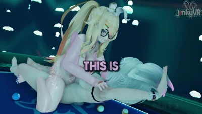 [JinkyVR] She lost a little bet  so now I get to be on top