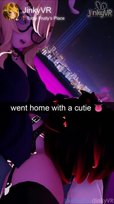 [JinkyVR] Slut goes home with tootyfruityvr after the club