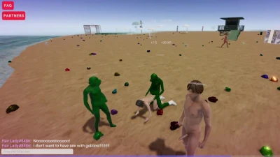 [Sex MMORPG][Porn Game] Goblins Gangbang Teen Slave in Gyat.io