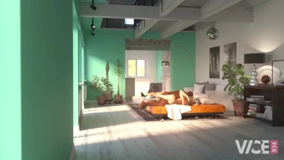 Intimacy of bedroom