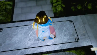 Thick enticing Chun Li poses solo in a revealing dress without panties