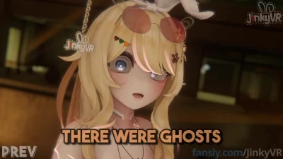 [JinkyVR] Slutty Bunny vlogs and gets FUCKED by a GHOST