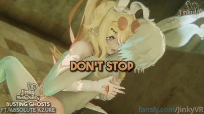 [JinkyVR] Getting dicked down by Absolute_Azure s ghost cock