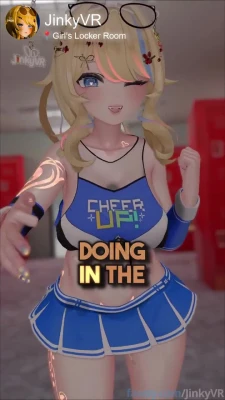 [JinkyVR] Cheerleaders are meant to be slutty