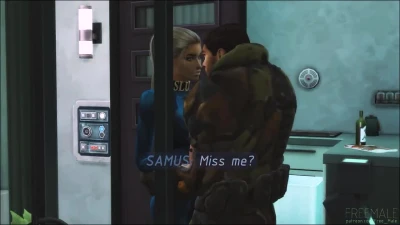 [4K] DOOMGUY & SAMUS ARAN (SUBTITLES)