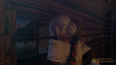 The Witcher -The Debt Full Sex Scene - Ciri enjoys Futa cock