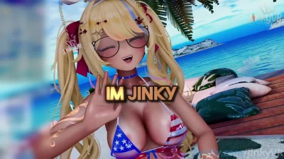 [JinkyVR] Milking your cock with my tanned and oiled body