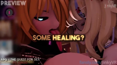 [JinkyVR]RPG - THE QUEST FOR SEX Slut gets FUCKED by her DPS
