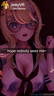 [JinkyVR] Do you think anybody can hear my slutty sounds?