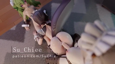 [Su_chiee] Ellen  Corin and Rina animation 2k and 60fps