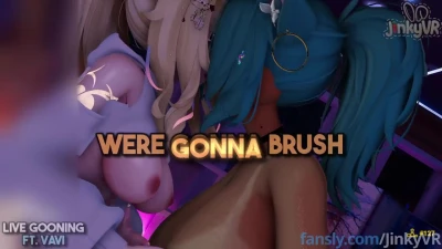 [JinkyVR] Cleaning my mouth with @Vavi_Cat FUTA cock