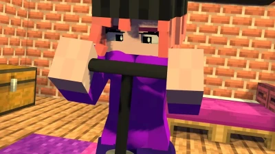 Minecraft belly inflation animation