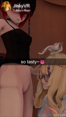 [JinkyVR] I love  cuddling  @tootyfruityvr with my mouth