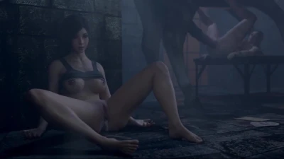 Claire and Ada in captivity