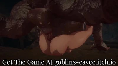 Goblins Cave goblins trapped a milf in their cave gangbang