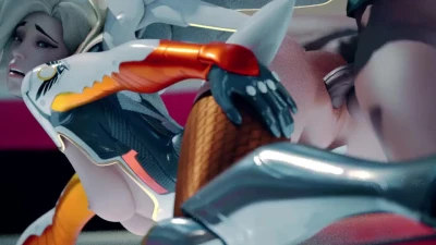 Mercy's rough sex with Lucio