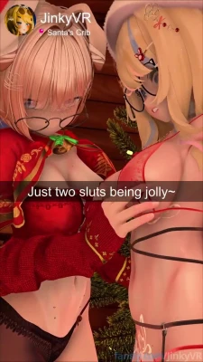 [JinkyVR] Feeling festive.. and horny with @Lampyion