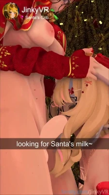 [JinkyVR] Sucking @Lampyion dry as a Christmas present