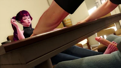 Footjob by Rae