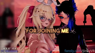 [JinkyVR] Slut gets LOST at SEA and gets CREAMPIED