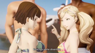 Makoto and Ann get picked up - PT BR