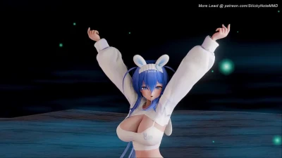Azur Lane │ USS New Jersey (Sleeping Clothes)   HYOLYN - One Way Love【MMD】
