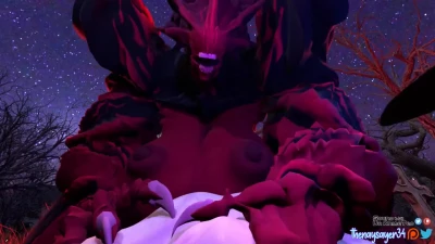 Red Forest Creature