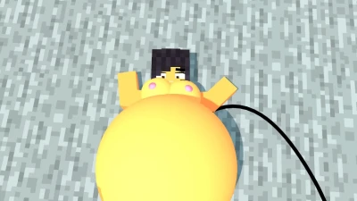 Aphmau body inflation animation